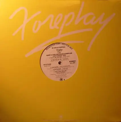 Head East, Seawind, The Stranglers a.o. - Foreplay #36 - A&M's Pre-Release Sampler