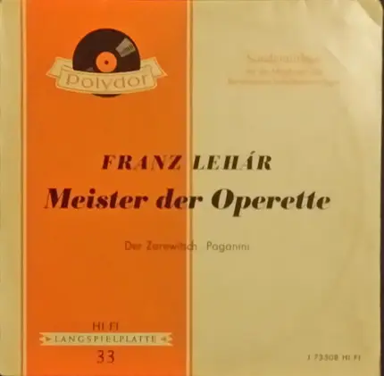 Anny Schlemm - Franz Lehár - Meister Der Operette