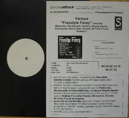 Masta Ace, Worldsworth, Canibus a.o. - Freestyle Frenzy