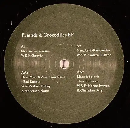 Steevio,Nax_Acid, a.o. - Friends & Crocodiles EP