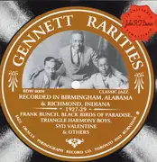 CD - Triangle Harmony Boys, Black Birds Of Paradise... - Gennett Rarities - Recorded In Birmingham, Alabama & Richmond, Indiana 1927-1929