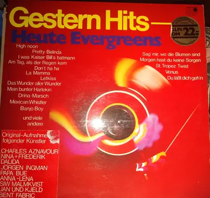 Various - Gestern Hits - Heute Evergreens