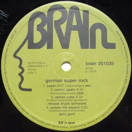 NEU, Jane, Guru Guru - German Super Rock
