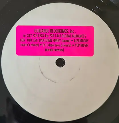 DJ Rasoul, Charles Webster, Ron Trent, I-Levels, Instep - Global Guidance Part Two