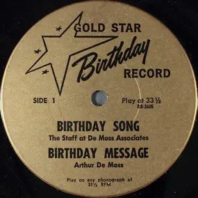 Various Artists - Gold Star Birthday Record