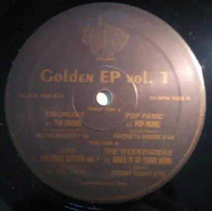 Tin Drums, Pop Panic, a.o. - Golden EP Vol. 1