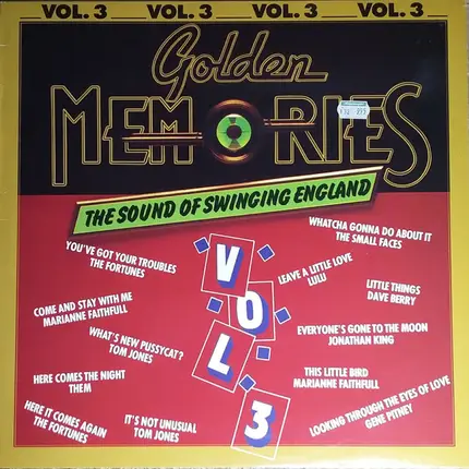 Tom Jones, Marianne Faithfull, Small Faces a.o. - Golden Memories Vol.3 The Sound Of Swinging England