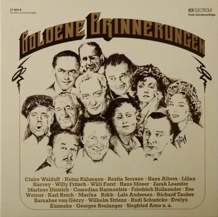 Claire Waldoff, Willy Fritsch, Marika Rökk,. - Goldene Erinnerungen