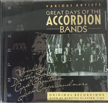 Various - Great Days Of The Accordion Bands