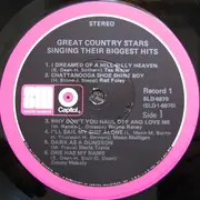 LP-Box - Tex Ritter, Red Foley a.o. - Great Country Stars Singing Their Biggest Hits