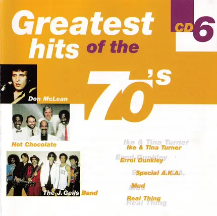 Mud, The Hollies - Greatest Hits Of The 70's CD 6