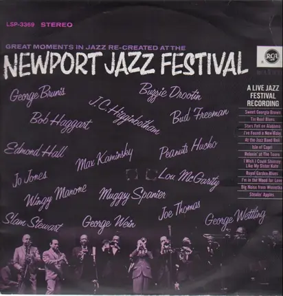 Bud Freeman, Max Kaminsky... - Great Moments In Jazz Re-Created At The Newport Jazz Festival