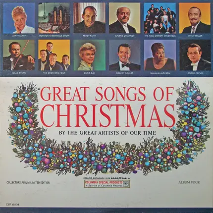 Leonard Bernstein, Dors Day a.o. - Great Songs Of Christmas (By The Great Artists Of Our TIme) Album Four