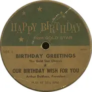 Various - Happy Birthday From Gold Star