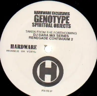 Genotype, Monochrome - Hardware Exclusives