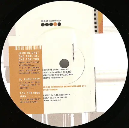 Jammin' Unit / DJ Rush / a.o. - Hartwaren Vol. 1