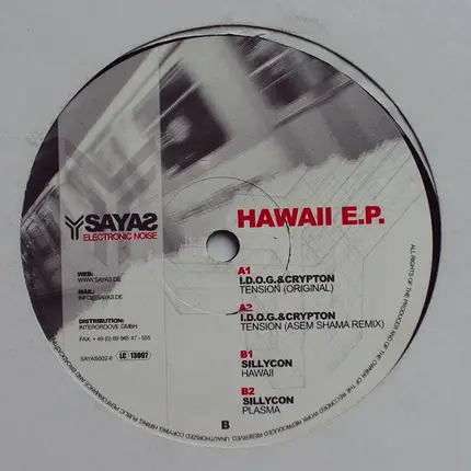 Sillycon, I.D.O.G. & Crypton - Hawaii EP