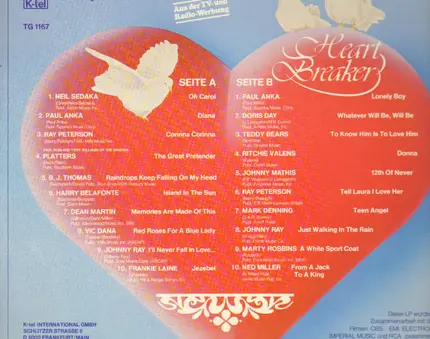 Paul Anka, Doris Day, Ned Miller a.o. - Heartbreaker