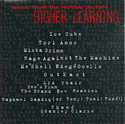Ice Cube / Tori Amos / a.o. - Higher Learning (Music From The Motion Picture)