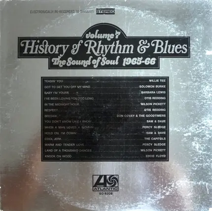 Willie Tee, Otis Redding a.o. - History Of Rhythm & Blues  Volume 7  The Sound Of Soul 1965-66
