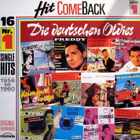 Freddy Quinn - Hit Come Back • Die Deutschen Oldies • 1. Ausgabe • 16 Nr. 1 Single Hits 1956 Bis 1960 • Originalau