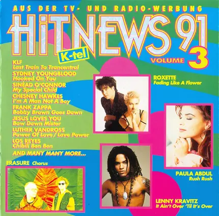Roxette, Erasure, The KLF a.o. - Hit News 91 Volume 3