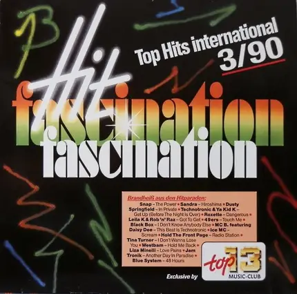 Snap, Sandra a.o. - Hit Fascination - Top Hits International 3/90
