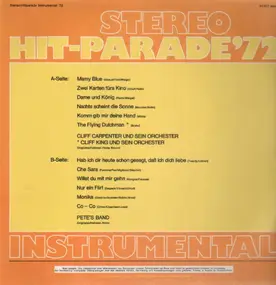 Various Artists - Hitparade '72 Instrumental