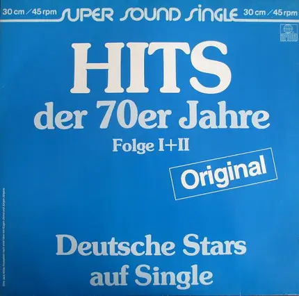 Various - Hits Der 70er Jahre Folge I + II
