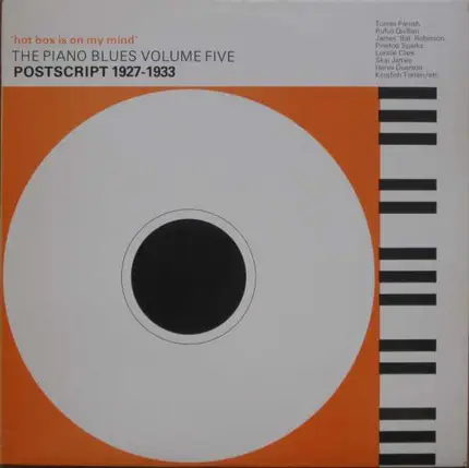 Turner Parrish, Rufus Quillian a.o. - 'Hot Box Is On My Mind' - Postscript 1927-1933
