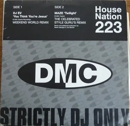 DJ EV / Maze - House Nation 223