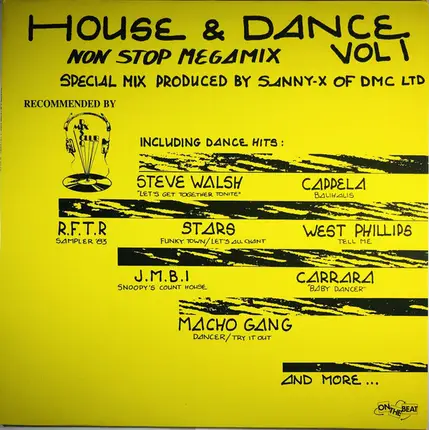 Carrara, Cappella, Los Mayos, a.o. - House & Dance Vol 1 (Non Stop Megamix)