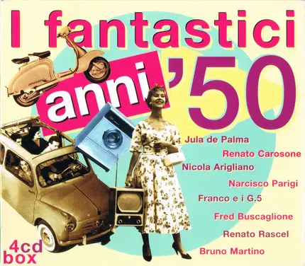 Renato Carosone / Jula de Palma a.o. - I Fantastici Anni '50 4CD Box
