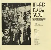 Lee Sims - It Had To Be You: Popular Keyboard From The Days Of The Speakeasy To The Television Era