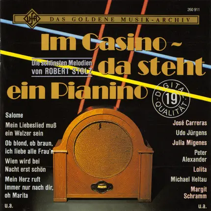 Hugo Strasser Und Sein Tanzorcheste, Udo Jürgens, Lolita , a.o. - Im Casino - Da Steht Ein Pianino (Die Schönsten Melodien Von Robert Stolz)