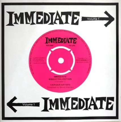 The Nice,Les Fleur De Lys,Chris Farlowe,u.a - Immediate Single Collection - Volume 1