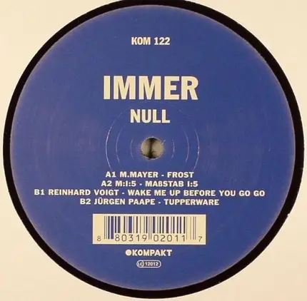 Kompakt Records - Immer Null