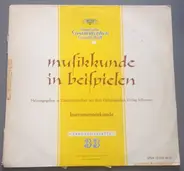 Musikkunde in Beispielen - Instrumentenkunde