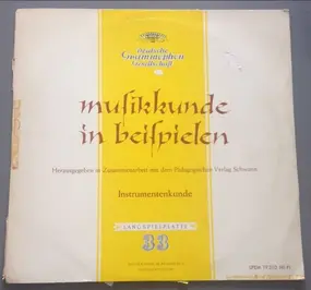 Musikkunde in Beispielen - Instrumentenkunde