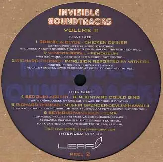 Richard Thomas / Various - Invisible Soundtracks Volume 2