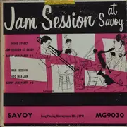 10'' - Ted Wilson / Red Norvo / Earl Bostic a.o. - Jam Session At Savoy - mono