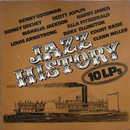 Ella Fitzgerald, Duke Ellington, Glenn Miller, Benny Goodman a.o. - Jazz History 10 LPs