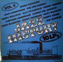 LP-Box - Oscar Peterson / Pee Wee Russell / Dizzy Gillespie a.o. - Jazz History / 10 LPs Vol. V - Box Set