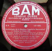 LP - Various / Jean Mazel - Musique Populaire Marocaine