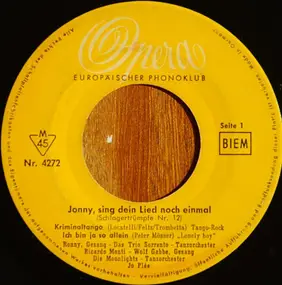 Various Artists - Johnny, Sing Dein Lied Noch Einmal