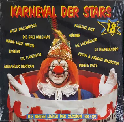 Schalger Compilation - Karneval Der Stars - Die Neuen Lieder Der Session '88/89