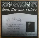 7inch Vinyl Single - The New Wave Hookers a.o. - Keep The Spirit Alive - Grey Marbled Vinyl