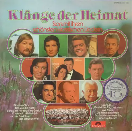 James Last, Freddy, Karel Gott, a.o. - Klänge Der Heimat