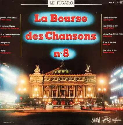 Richard Anthony / Mathé Altéry / Lucien Lupi / a.o. - La Bourse Des Chansons N° 8
