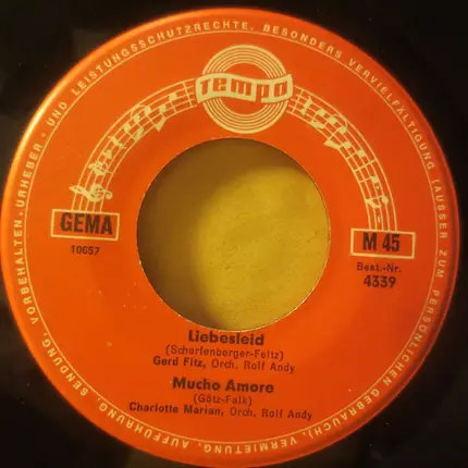 Various - Liebesleid / Mucho Amore / Azzurro / Que Sera